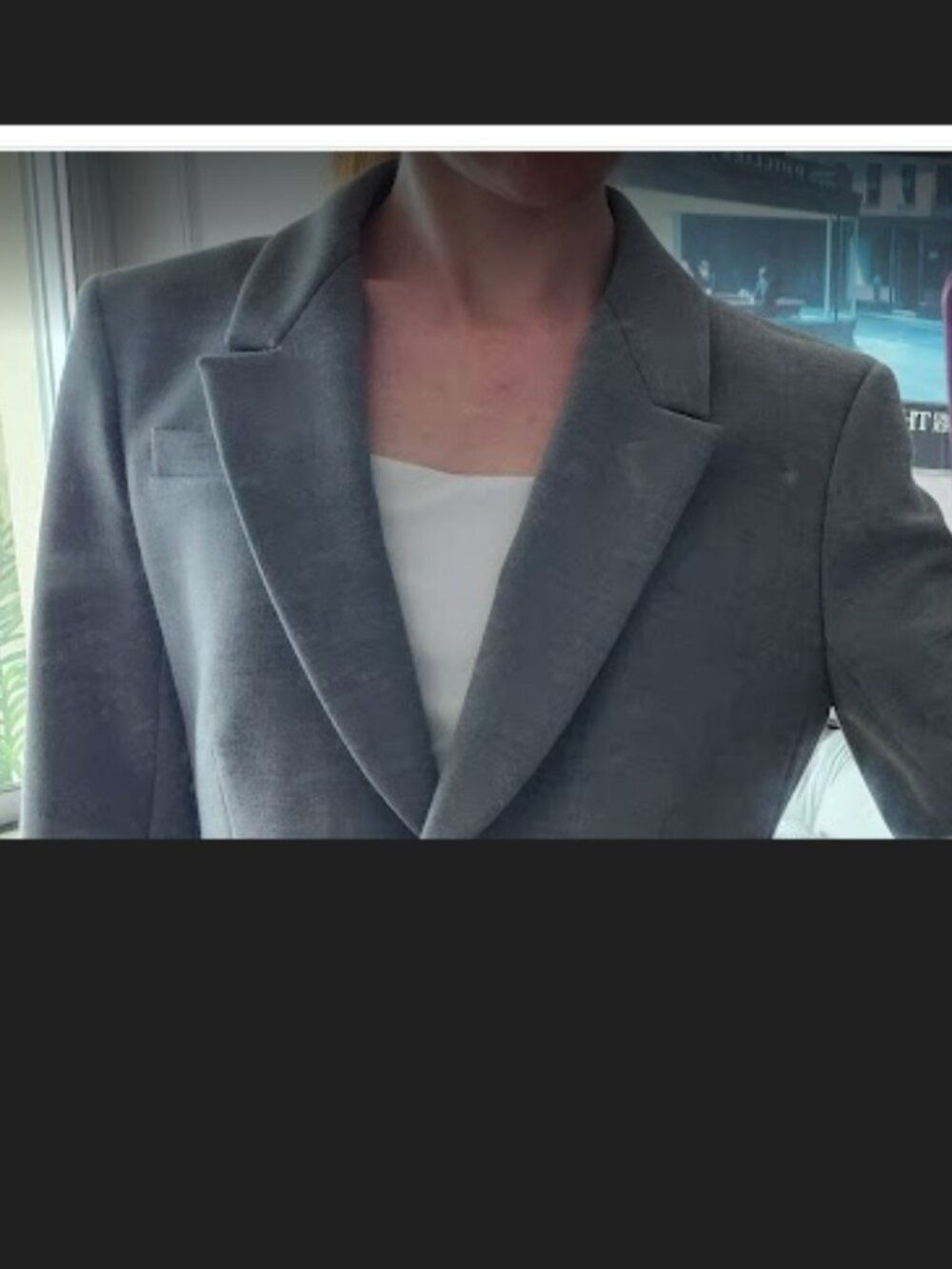 J. Crew Grey Blazer Size 4 Madelyn (Never Used) - Picture 7 of 7